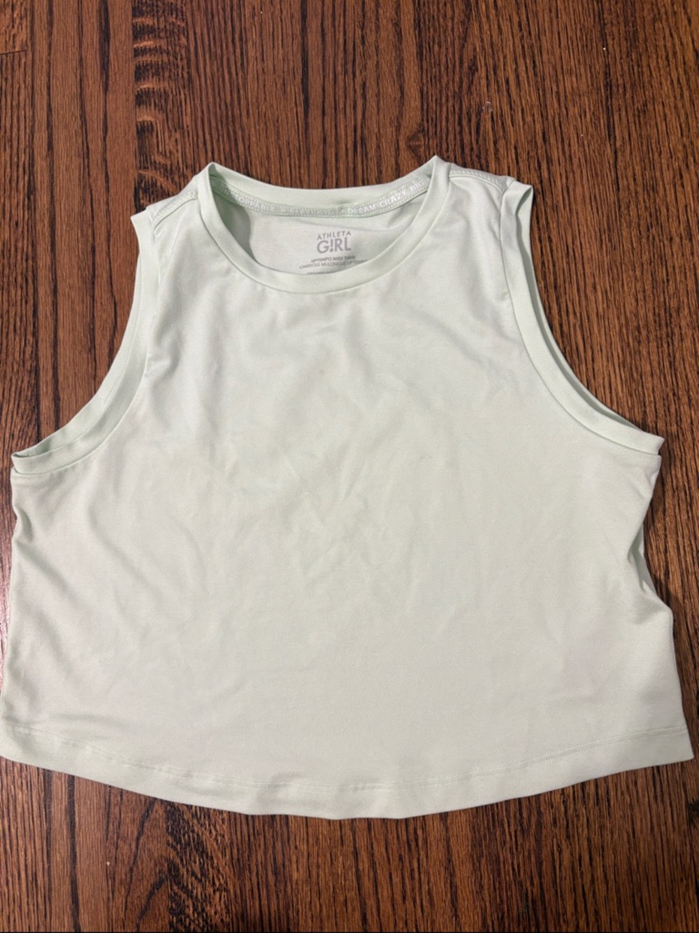 Athleta Girl Mint Green Cropped Tank